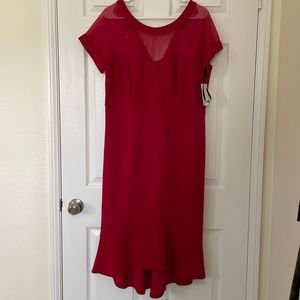 Red dress! Never warn!